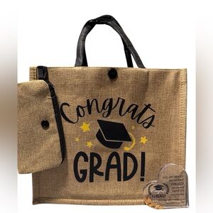 Graduate tote & plaque NIP-Unisex